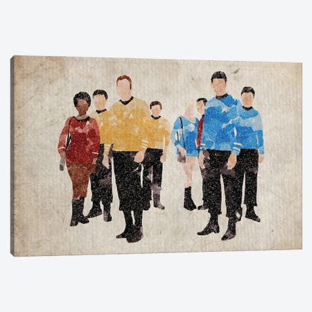 Star Trek Original Series Cast Canvas Print #FHC216} by FisherCraft Canvas Print
