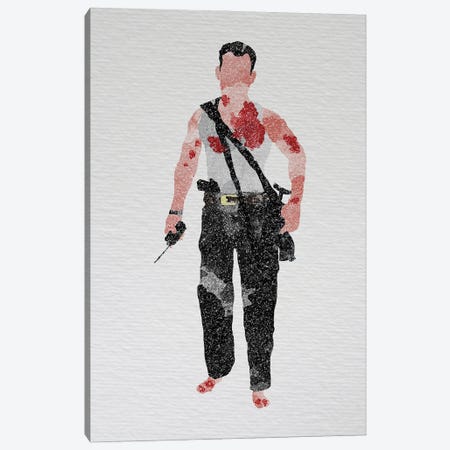Die Hard John Mcclane Canvas Print #FHC21} by FisherCraft Art Print