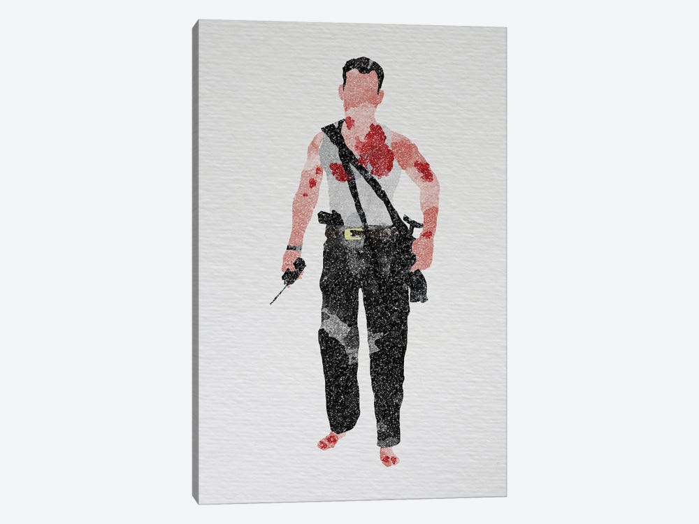 Die Hard John Mcclane by FisherCraft 1-piece Canvas Artwork