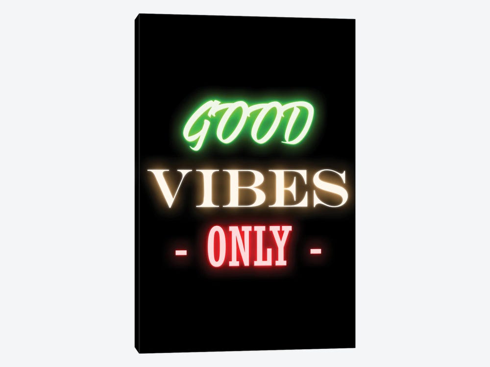 Good Vibes Only by FisherCraft 1-piece Canvas Art