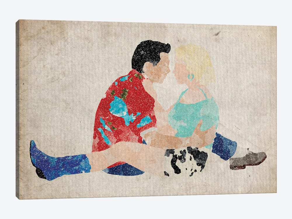 True Romance Clarence And Alabama by FisherCraft 1-piece Canvas Artwork