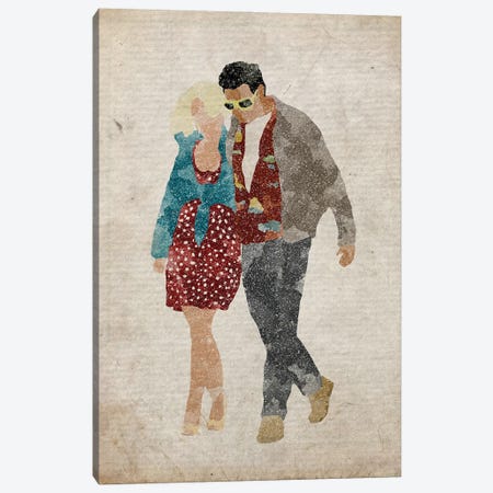True Romance Alabama And Clarence Canvas Print #FHC268} by FisherCraft Art Print