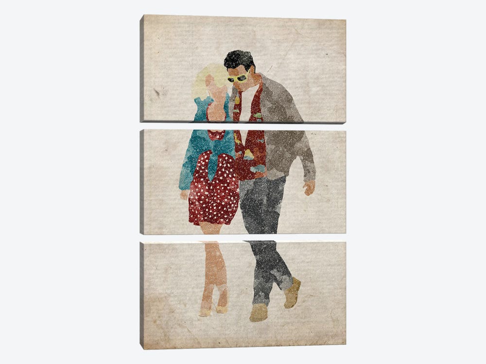True Romance Alabama And Clarence by FisherCraft 3-piece Canvas Art Print