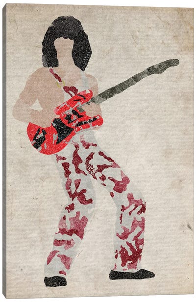 Eddie Van Halen Canvas Art Print