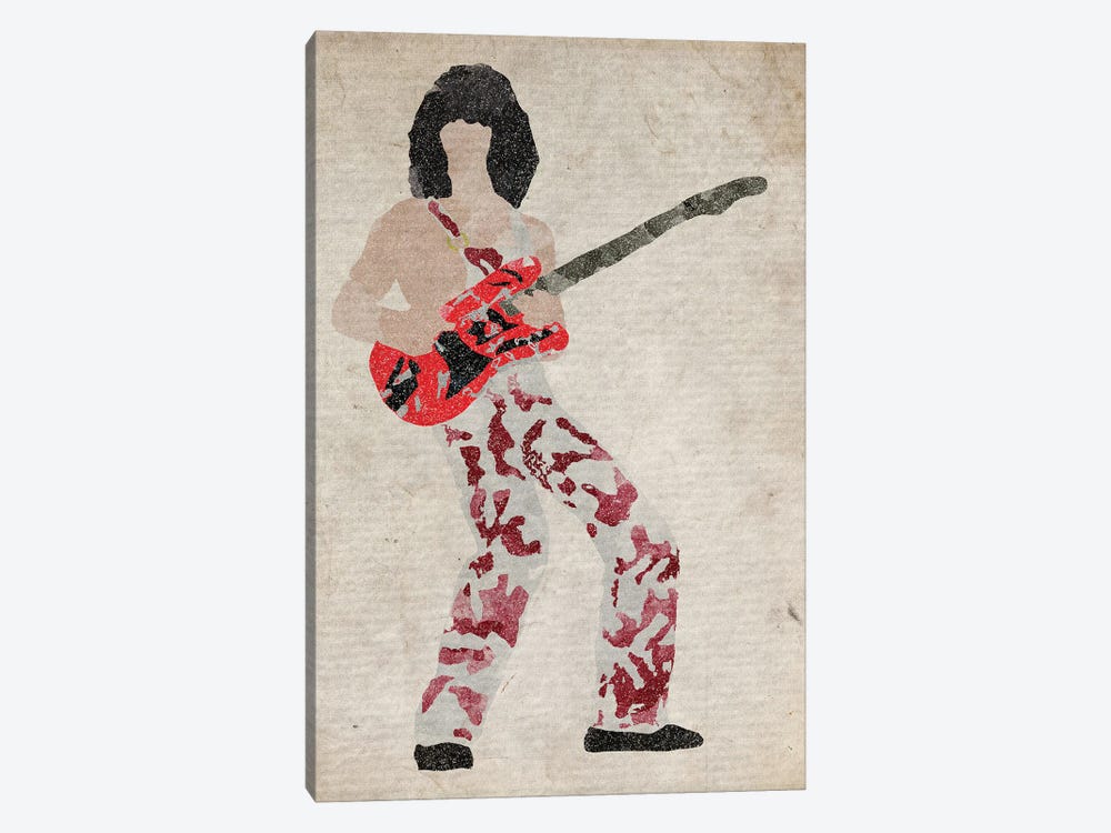 Eddie Van Halen by FisherCraft 1-piece Canvas Print