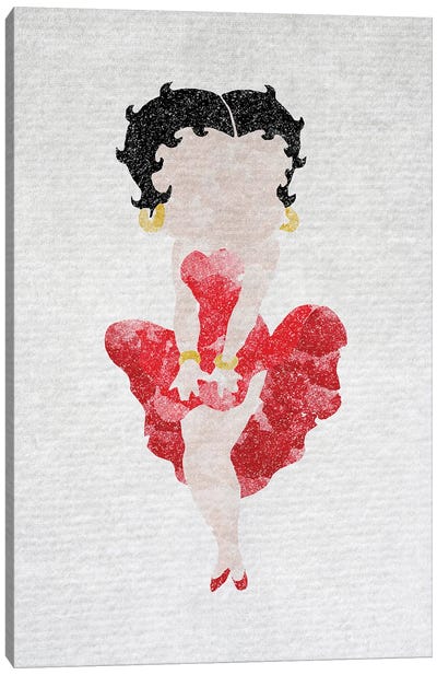 Betty Boop Canvas Art Print - FisherCraft