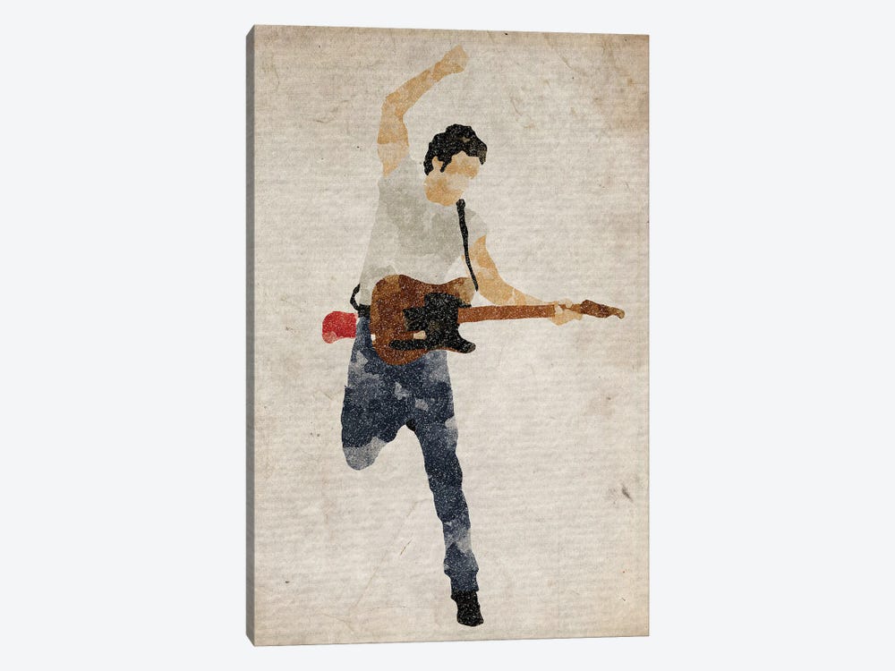 Bruce Springsteen by FisherCraft 1-piece Canvas Artwork