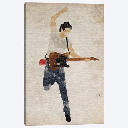 Bruce Springsteen Canvas Print #FHC272} by FisherCraft Canvas Wall Art