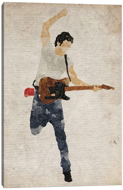 Bruce Springsteen Canvas Art Print - FisherCraft