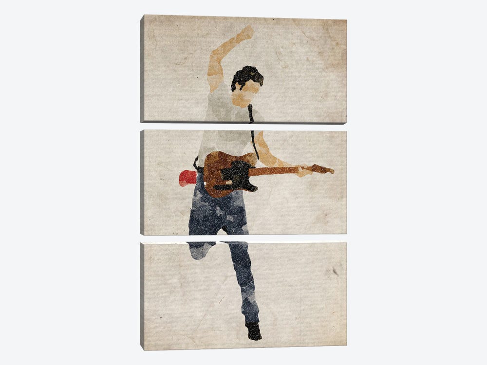 Bruce Springsteen by FisherCraft 3-piece Canvas Art