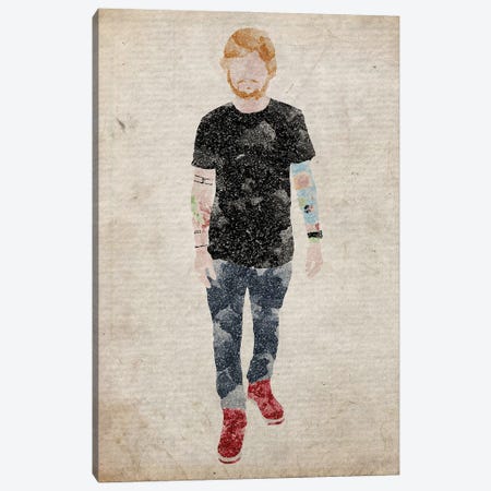 Ed Sheeran Canvas Print #FHC274} by FisherCraft Art Print