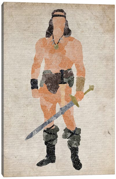 Conan The Babarian Canvas Art Print - FisherCraft