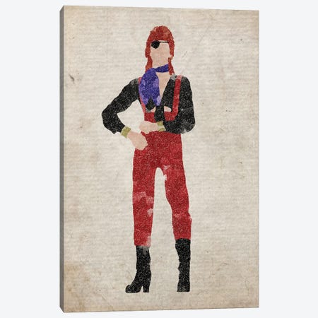 David Bowie Canvas Print #FHC278} by FisherCraft Canvas Wall Art
