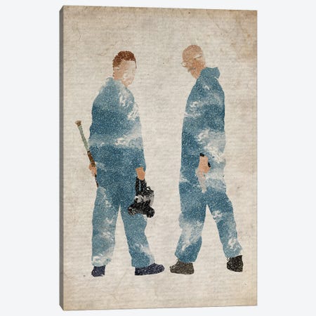 Breaking Bad Blue Suits Canvas Print #FHC287} by FisherCraft Canvas Art