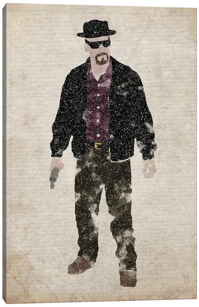 Breaking Bad Heisenberg Canvas Art Print - Crime Drama TV Show Art