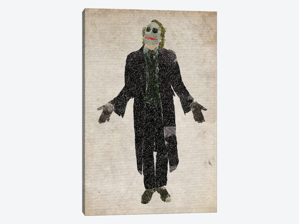 The Joker Heath Ledger by FisherCraft 1-piece Canvas Art