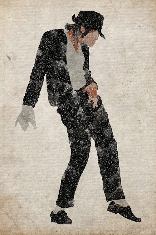 Michael Jackson Black Hat by FisherCraft wall art