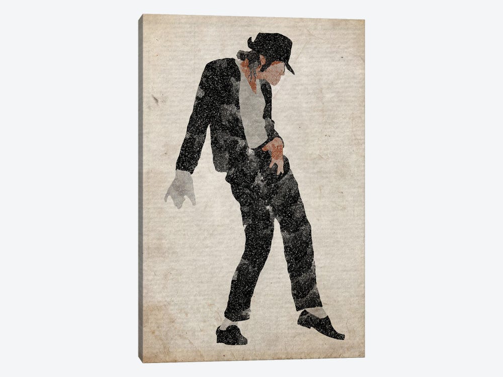 Michael Jackson Black Hat by FisherCraft 1-piece Canvas Art Print