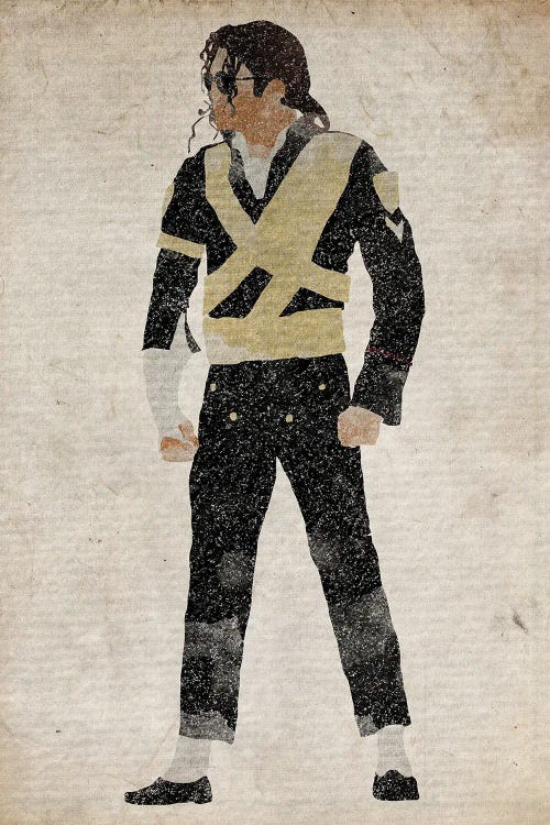 Michael Jackson Black And Gold