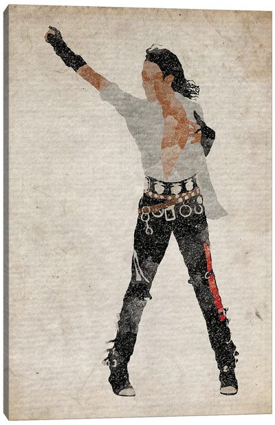 Michael Jackson Live Canvas Art Print - Michael Jackson
