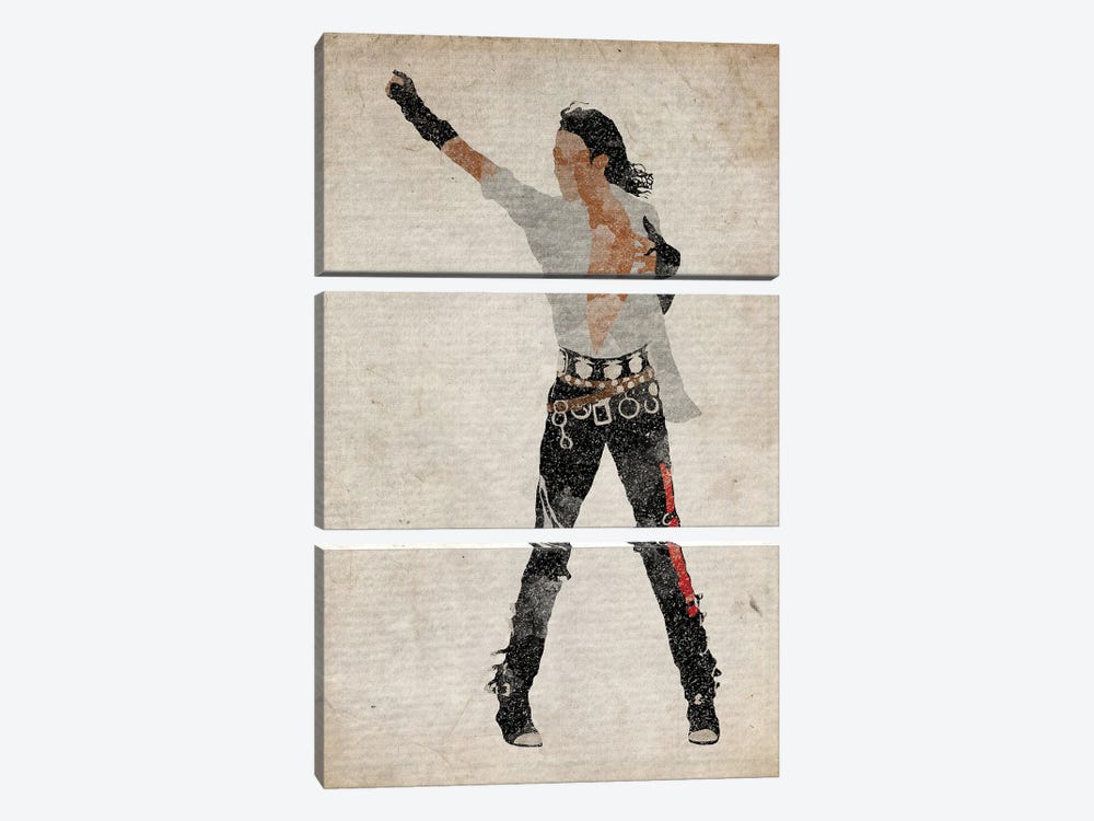 Michael Jackson Live by FisherCraft 3-piece Canvas Wall Art
