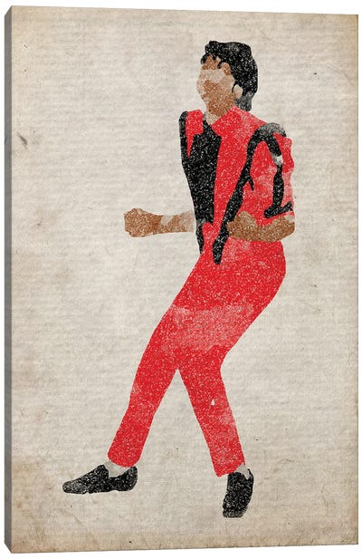 Michael Jackson Thriller Canvas Art Print - Michael Jackson