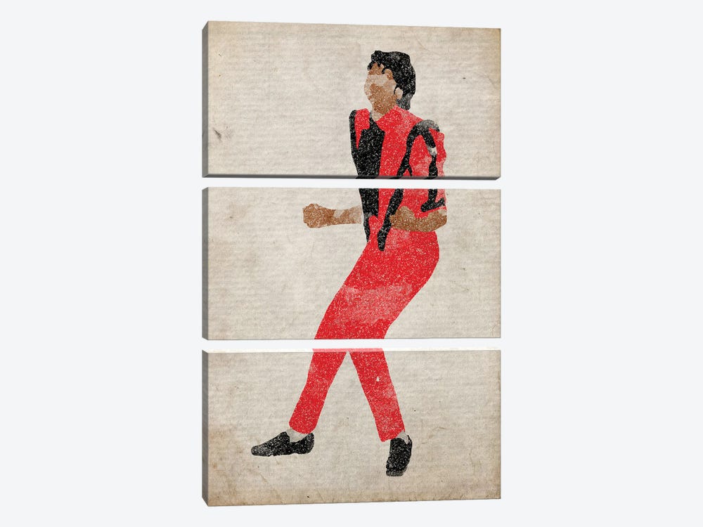Michael Jackson Thriller by FisherCraft 3-piece Canvas Art Print