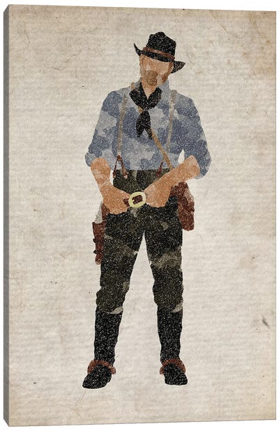 Red Dead Arthur Morgan Canvas Art Print - Other Video Game Characters