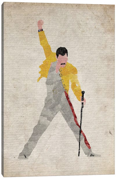 Freddie Mercury II Canvas Art Print