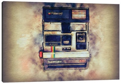 Polaroid Photography Camera Canvas Art Print - FisherCraft