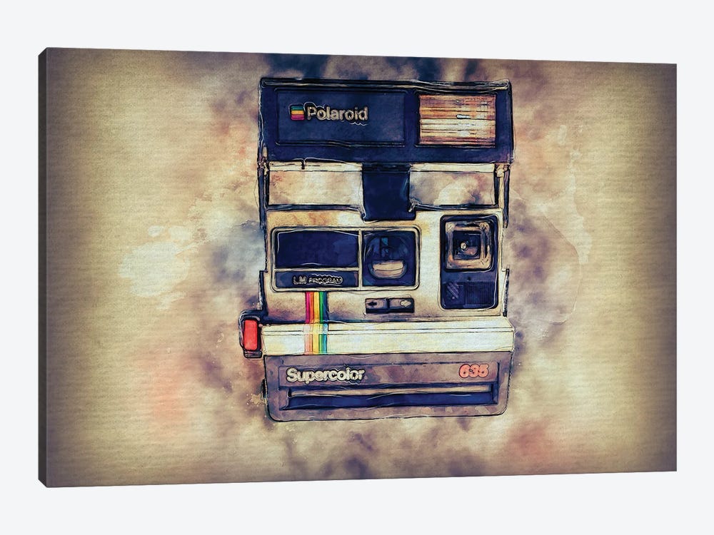 Polaroid Photography Camera by FisherCraft 1-piece Canvas Wall Art