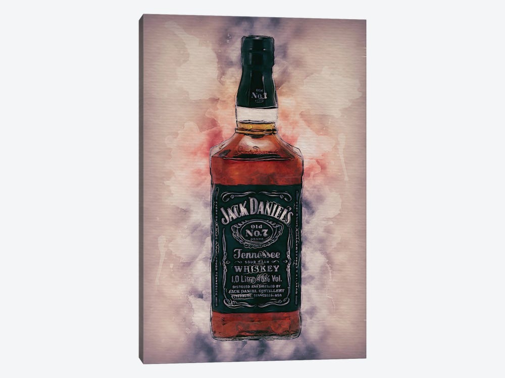 Jack Daniels by FisherCraft 1-piece Canvas Wall Art