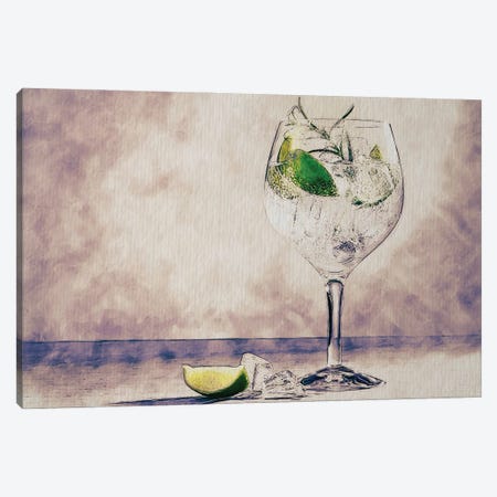 Gin And Tonic Canvas Print #FHC365} by FisherCraft Canvas Art Print