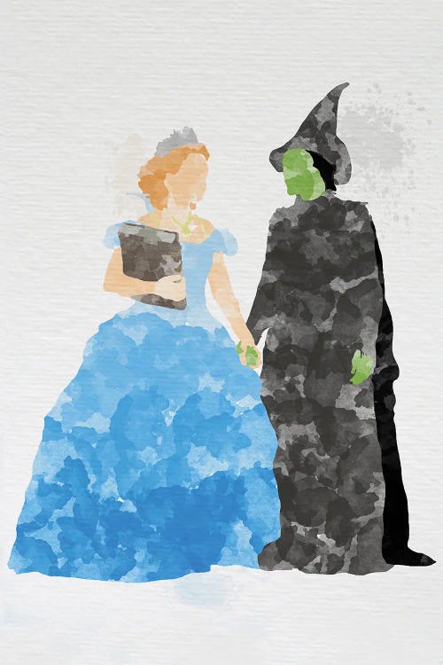 Glinda And Elphaba by FisherCraft wall art