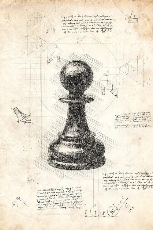 Da Vinci Chess Piece - Pawn