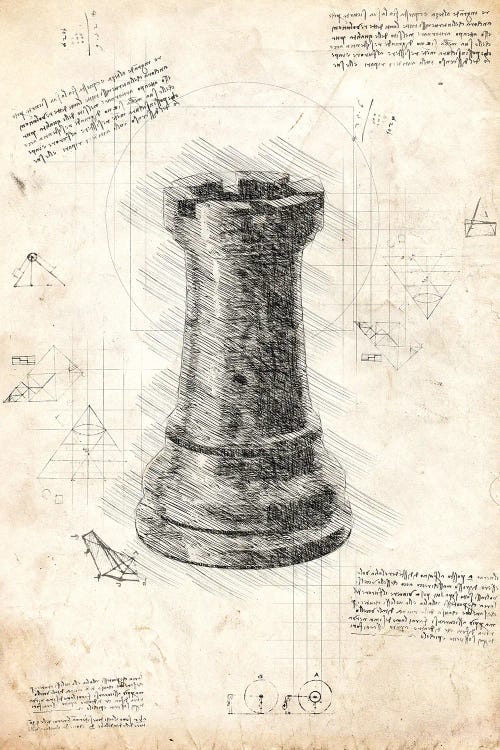 Da Vinci Chess Piece - Rook