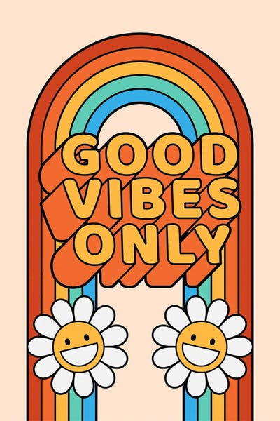 Good Vibes & Stayin' Alive: Good Vibes Only Flower Power by FisherCraft