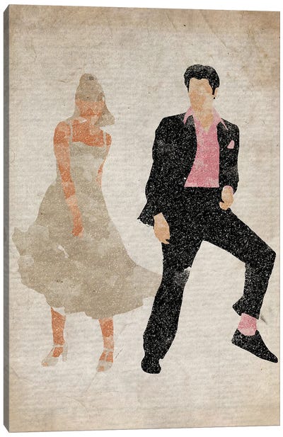 Grease Canvas Art Print - John Travolta