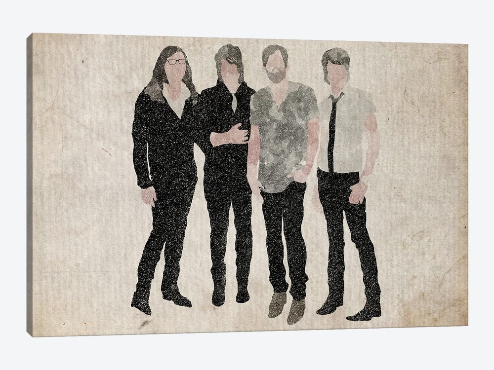 Kings Of Leon by FisherCraft 1-piece Canvas Artwork