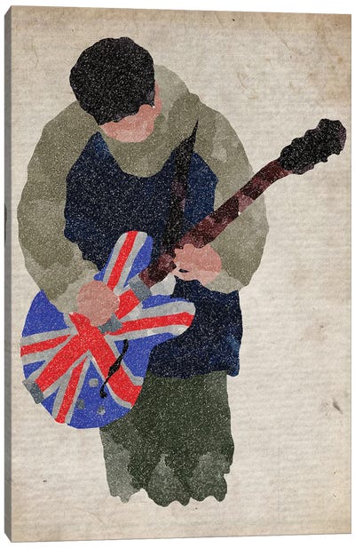 Noel Gallagher Oasis Canvas Art Print - Oasis