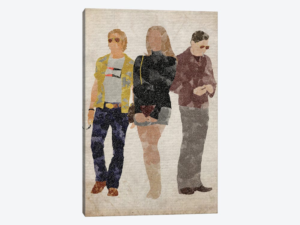Once Upon A Time In Hollywood by FisherCraft 1-piece Canvas Wall Art