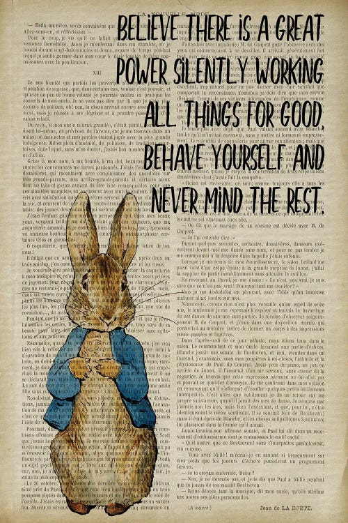 Peter Rabbit Believe There Is A Great Power