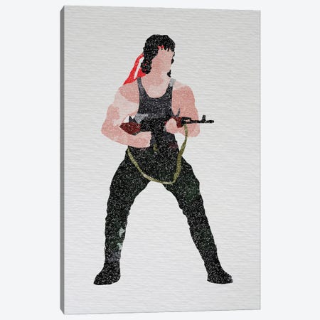 Rambo Canvas Print #FHC70} by FisherCraft Canvas Wall Art