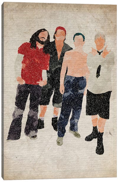 Red Hot Chili Peppers Canvas Art Print - Faceless Art