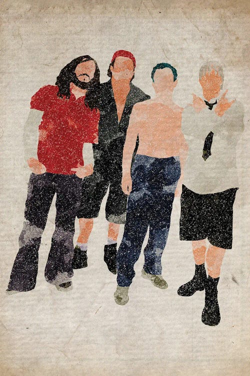Red Hot Chili Peppers by FisherCraft wall art