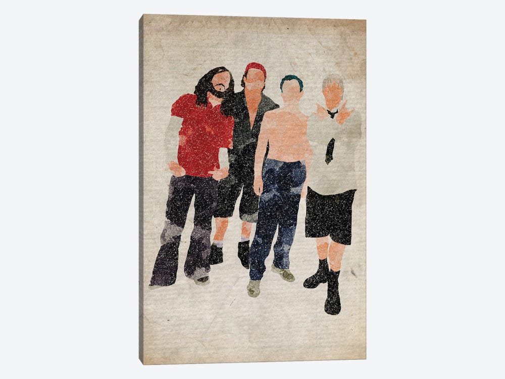 Red Hot Chili Peppers by FisherCraft 1-piece Art Print
