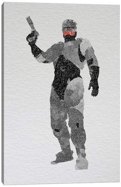 Robocop Canvas Art Print - FisherCraft