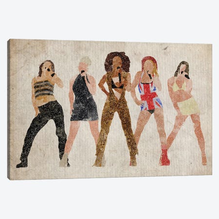 The Spice Girls Canvas Print #FHC91} by FisherCraft Canvas Wall Art