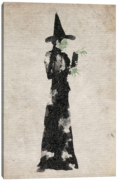 The Wicked Witch Of The East Canvas Art Print - Witch Art
