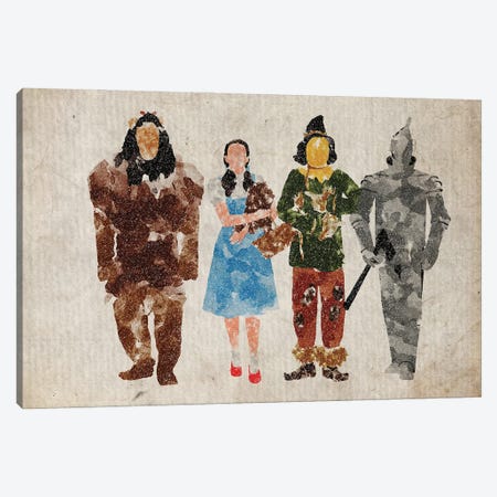 The Wizard Of Oz Canvas Print #FHC94} by FisherCraft Art Print